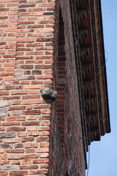 Closer look at the carving of the Slavonic deity